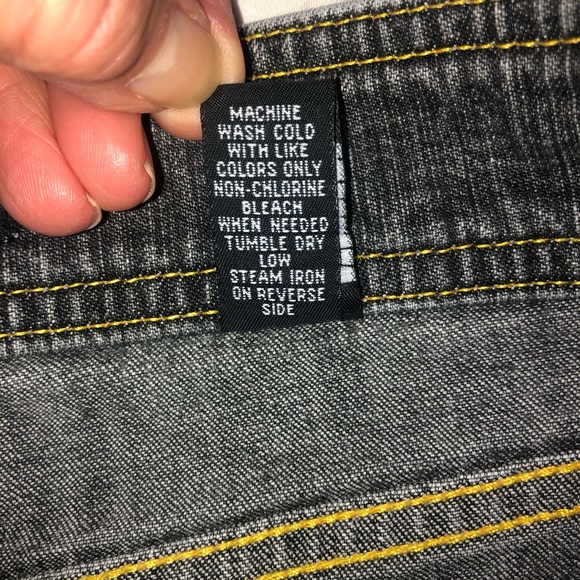 IDEOLOGY GRAY MID RISE JEANS - Picture 6 of 6